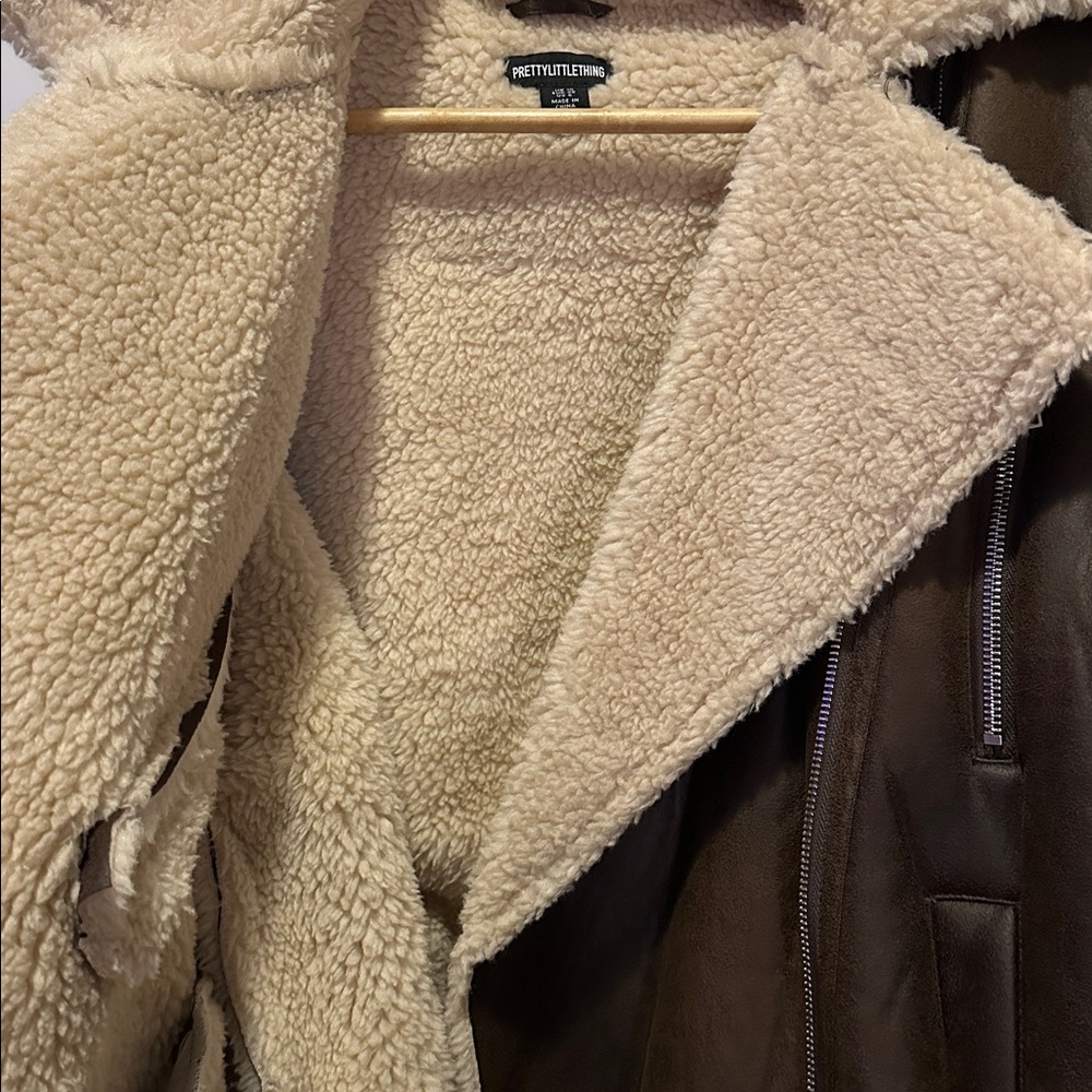 Brown Shearling Jacket - Picture 5 of 5